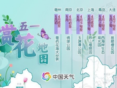 五一赏花哪里好？全国赏花地图助你寻觅最美花海