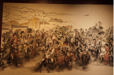 “时代号角”画展开幕式在云南美术馆举办 展览将持续至6月10日