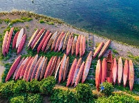 图集丨镶嵌在高原静海中的帆船基地