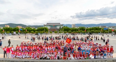 《唱支山歌给党听》洱源县文旅局献礼建党百年快闪活动 让人热血沸腾