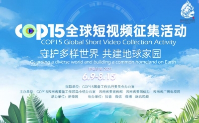 COP15全球短视频征集活动火热进行中 明星邀你来参加