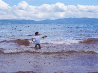 图集 | 澄江红沙滩 浪漫的颜色