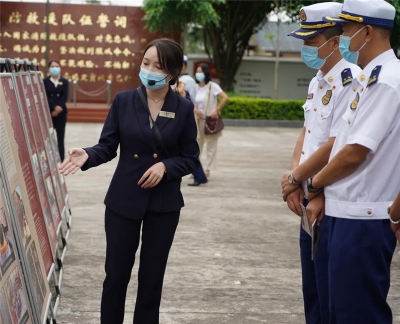 普洱市博物馆联合普洱市森林消防支队，开展“八一”建军节“流动博物馆”主题活动