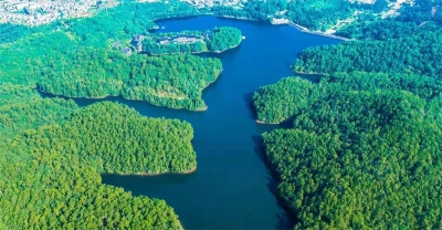 秋游梅子湖，一首长诗赠山河！