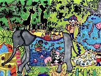 我是自然创想家|生物多样性大型雕塑主题彩绘公益活动优秀作品线上展·色彩家系列（三）