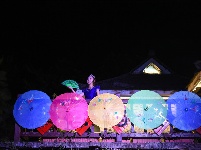 图集 | “流光溢彩夜更美”云南民族村夜游之旅