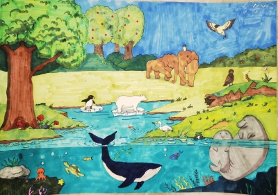 我是自然创想家|生物多样性大型雕塑主题彩绘公益活动优秀作品线上展·色彩家系列（三）