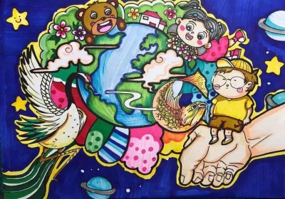 我是自然创想家|生物多样性大型雕塑主题彩绘公益活动优秀作品线上展·小画家系列（一）