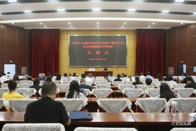 2021年玉溪市历史文化遗产保护工作业务效能提升培训班成功举办