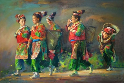 用画笔书写民族一家亲，这位画家根植于大理近40年！