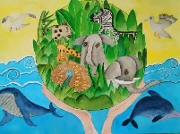 我是自然创想家|生物多样性大型雕塑主题彩绘公益活动优秀作品线上展·环保家系列（三）