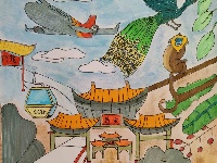 我是自然创想家|生物多样性大型雕塑主题彩绘公益活动优秀作品线上展·色彩家系列（六）