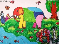 我是自然创想家|生物多样性大型雕塑主题彩绘公益活动优秀作品线上展·小画家系列（二）