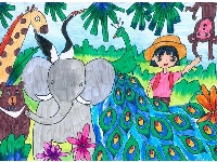 我是自然创想家|生物多样性大型雕塑主题彩绘公益活动优秀作品线上展·小画家系列（二）