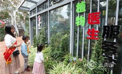 植物图书馆里学科普 昆明市民走进有趣的植物世界