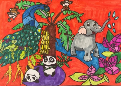 我是自然创想家|生物多样性大型雕塑主题彩绘公益活动优秀作品线上展·小画家系列（七）