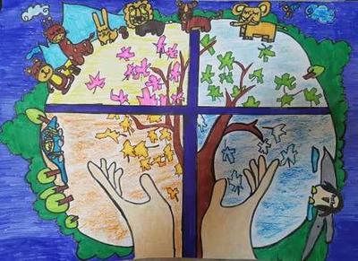 我是自然创想家|生物多样性大型雕塑主题彩绘公益活动优秀作品线上展·色彩家系列（八）