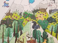 我是自然创想家|生物多样性大型雕塑主题彩绘公益活动优秀作品线上展·小画家系列（四）