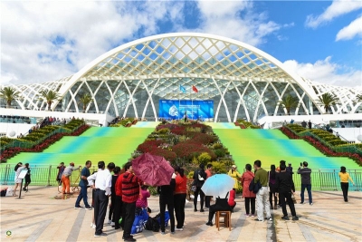 图集 | COP15会场引起参观热潮