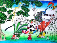 我是自然创想家|生物多样性大型雕塑主题彩绘公益活动优秀作品线上展·色彩家系列（六）