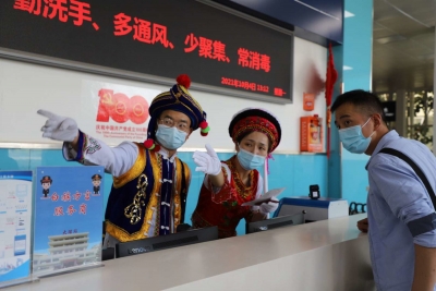 祖国好 家乡美丨云南铁路国庆发送旅客168.9万人次，丽江、大理、普者黑等地客流较大