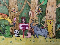 我是自然创想家|生物多样性大型雕塑主题彩绘公益活动优秀作品线上展·色彩家系列（五）