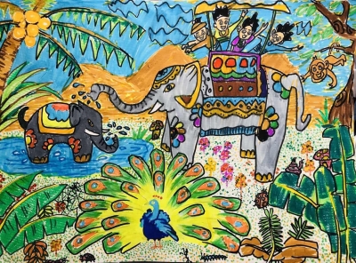 我是自然创想家|生物多样性大型雕塑主题彩绘公益活动优秀作品线上展·小画家系列（二）
