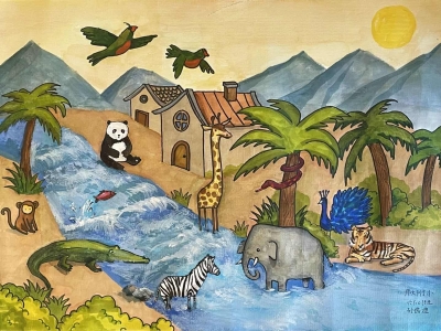 我是自然创想家|生物多样性大型雕塑主题彩绘公益活动优秀作品线上展·小画家系列（七）