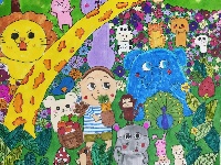 我是自然创想家|生物多样性大型雕塑主题彩绘公益活动优秀作品线上展·小画家系列（四）