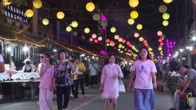 祖国好 家乡美丨傣味飘香迎国庆 玉溪新平戛洒夜市欢乐多