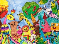 我是自然创想家|生物多样性大型雕塑主题彩绘公益活动优秀作品线上展·小画家系列（三）