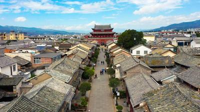 冬日的古城，穿越了时光