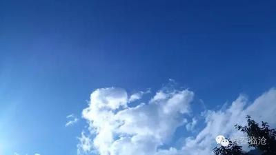 有一种蓝，叫做临沧蓝！冬日的天空美！炸！了！