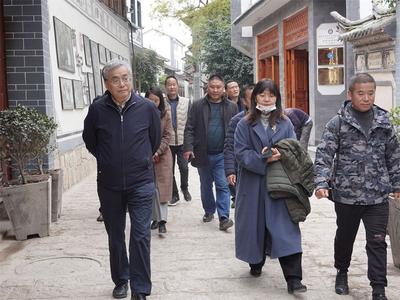 【关注】项兆伦一行到大理考察