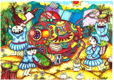 我是自然创想家线上展（二） | “云”赏79幅优秀奖作品，快来为你Pick的小画家打Call吧！