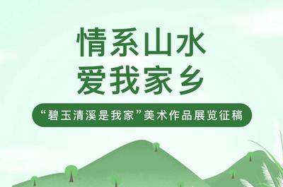 玉溪市第七届“碧玉清溪是我家”美术作品展览征稿启事
