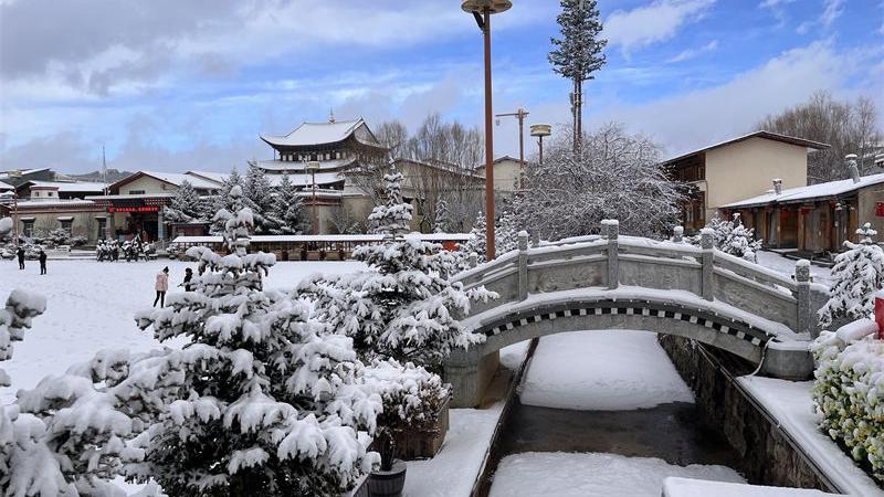 【图集】2022年，香格里拉第一场美丽而清静的雪