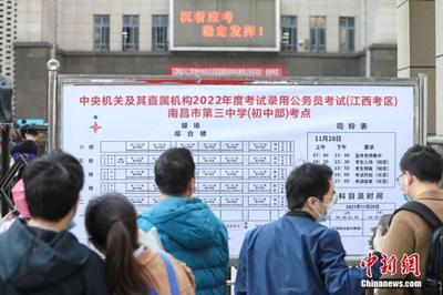 2022年度“国考”笔试合格分数线公布