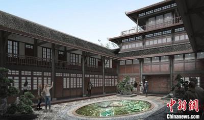 四川南充：对丝博园六合院加固修缮 让工业遗产“活起来”