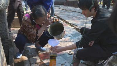 玉溪红塔区：北城“涩水井” 春天里的打卡胜地