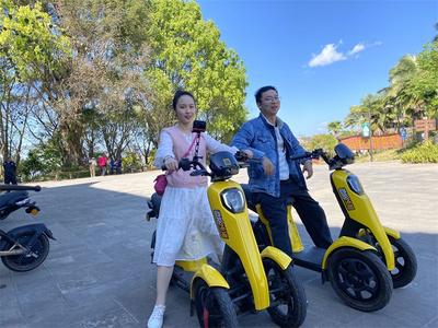 春暖花开！“小黄”约你到中华普洱茶博览苑兜风啦