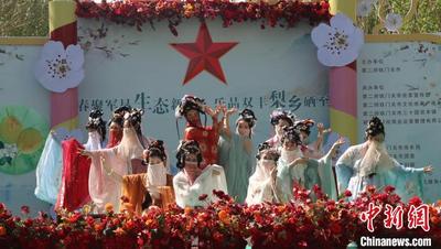 “节”为媒 “文”兴旅 新疆兵团铁门关市梨花节开幕
