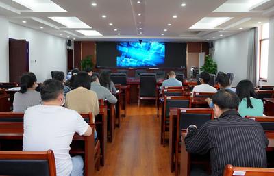 红河州文化和旅游局组织观看警示教育片