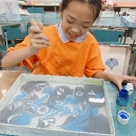 水拓画在小学美育中的创新与实践——以宁波市新城第一实验学校 “水上童画”社团为例