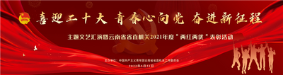 “喜迎二十大 青春心向党 奋进新征程”  云南省直机关团工委举办主题文艺汇演暨2021年度“两红两优”表彰活动
