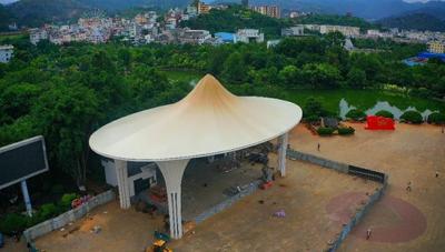 玉溪市易门县龙泉文化广场舞台改造提升项目主体工程完工