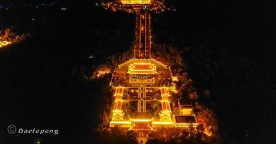 不一样的角度！一起来看弥勒锦屏山最美夜景