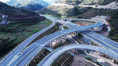 【开放大理】南景高速公路南涧段境内全线通车