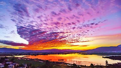 早安云南 | 洱源西湖：一片琼瑶水，千重翡翠山