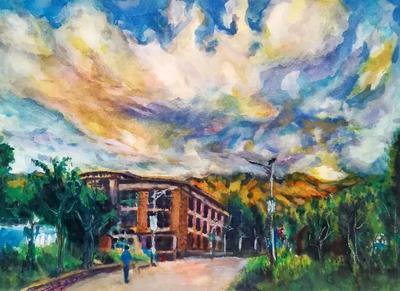 云锡青年绘画作品入选团省委“喜迎二十大、永远跟党走、奋进新征程”作品展